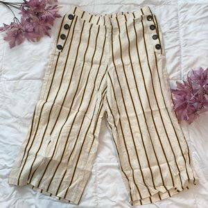 ECI New York striped capri pants